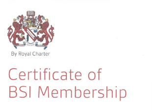 Certificate of BSI Membership